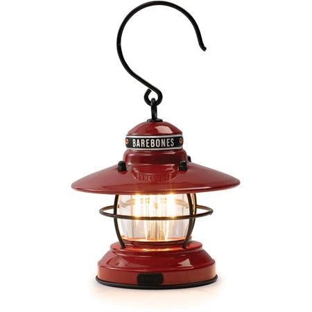 Barebones Living 274 Edison Mini Lantern Red 4 Barebones Living 274 Edison Mini Lantern Red - Image 2
