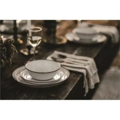 Barebones 390 Enamel Bowl Set Eggshell -Barebones 158291