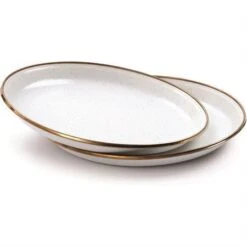 Barebones 392 Enamel Salad Plate Set -Barebones 158298