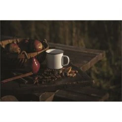 Barebones Living 393 Enamel Cup Set Eggshell 12 Barebones Living 393 Enamel Cup Set Eggshell -Barebones 159651