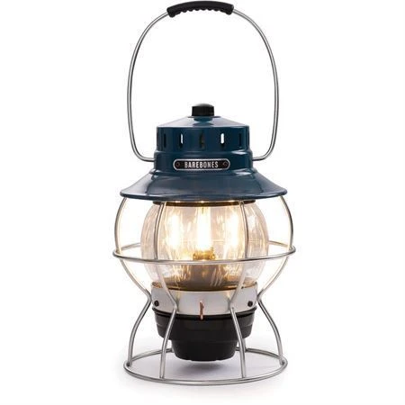 Barebones Living 181 Railroad Lantern Ocean Blue 4 Barebones Living 181 Railroad Lantern Ocean Blue - Image 2