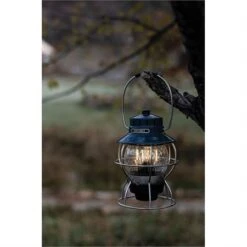 Barebones Living 181 Railroad Lantern Ocean Blue 12 Barebones Living 181 Railroad Lantern Ocean Blue -Barebones 163080