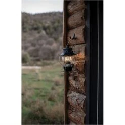 Barebones Living 181 Railroad Lantern Ocean Blue 15 Barebones Living 181 Railroad Lantern Ocean Blue -Barebones 163083