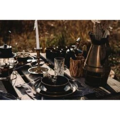 Barebones Living 340 Enamel Bowl Set Charcoal 15 Barebones Living 340 Enamel Bowl Set Charcoal -Barebones 167402