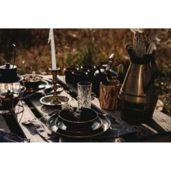 Barebones Living 341 Enamel Plate Set 12 Barebones Living 341 Enamel Plate Set -Barebones 167408