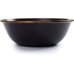 Barebones Living 340 Enamel Bowl Set Charcoal 12 Barebones Living 340 Enamel Bowl Set Charcoal -Barebones 167430