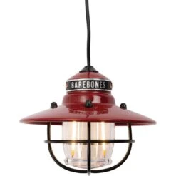 Barebones Living 266 Edison Pendant Light Red -Barebones 171894