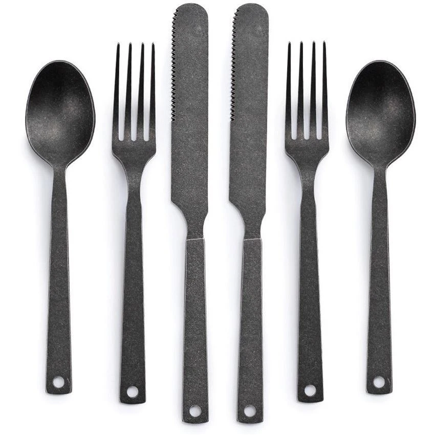 Barebones Living 370 Flatware Set Matte 3 Barebones Living 370 Flatware Set Matte