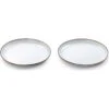 Barebones 391 Enamel Plate Set Eggshell -Barebones 311638 311643