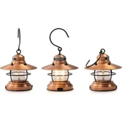Barebones Living 278 Edison Mini Lantern Copper 3pk