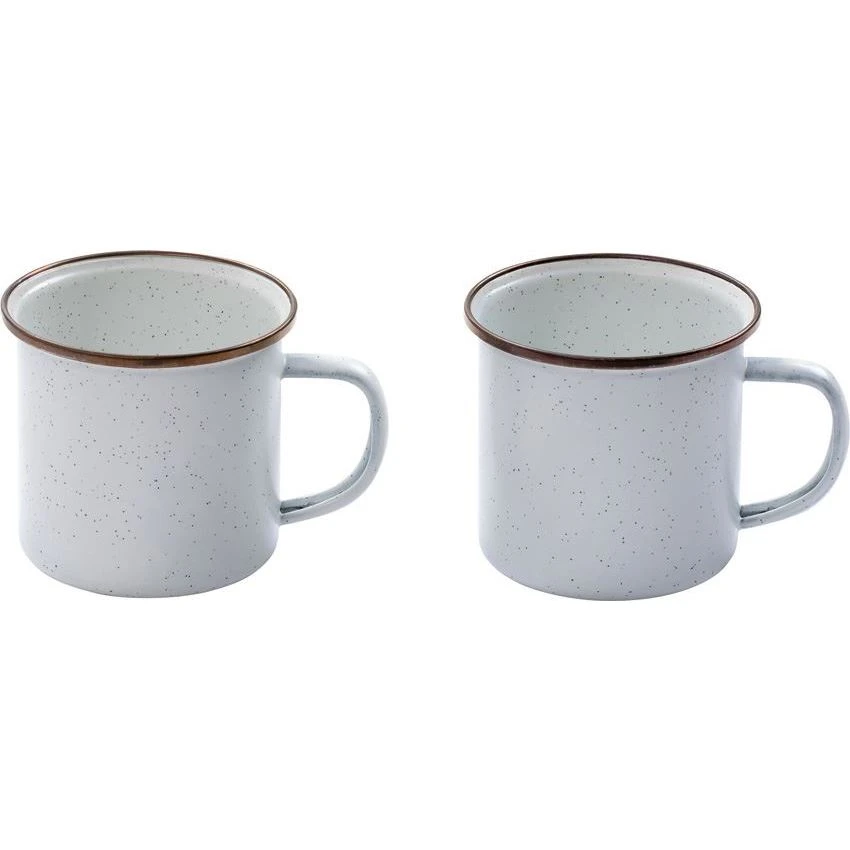 Barebones Living 393 Enamel Cup Set Eggshell 3 Barebones Living 393 Enamel Cup Set Eggshell