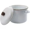 Barebones Living 395 Enamel Stock Pot Eggshell -Barebones 312889 312894