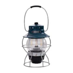 Barebones Living 181 Railroad Lantern Ocean Blue