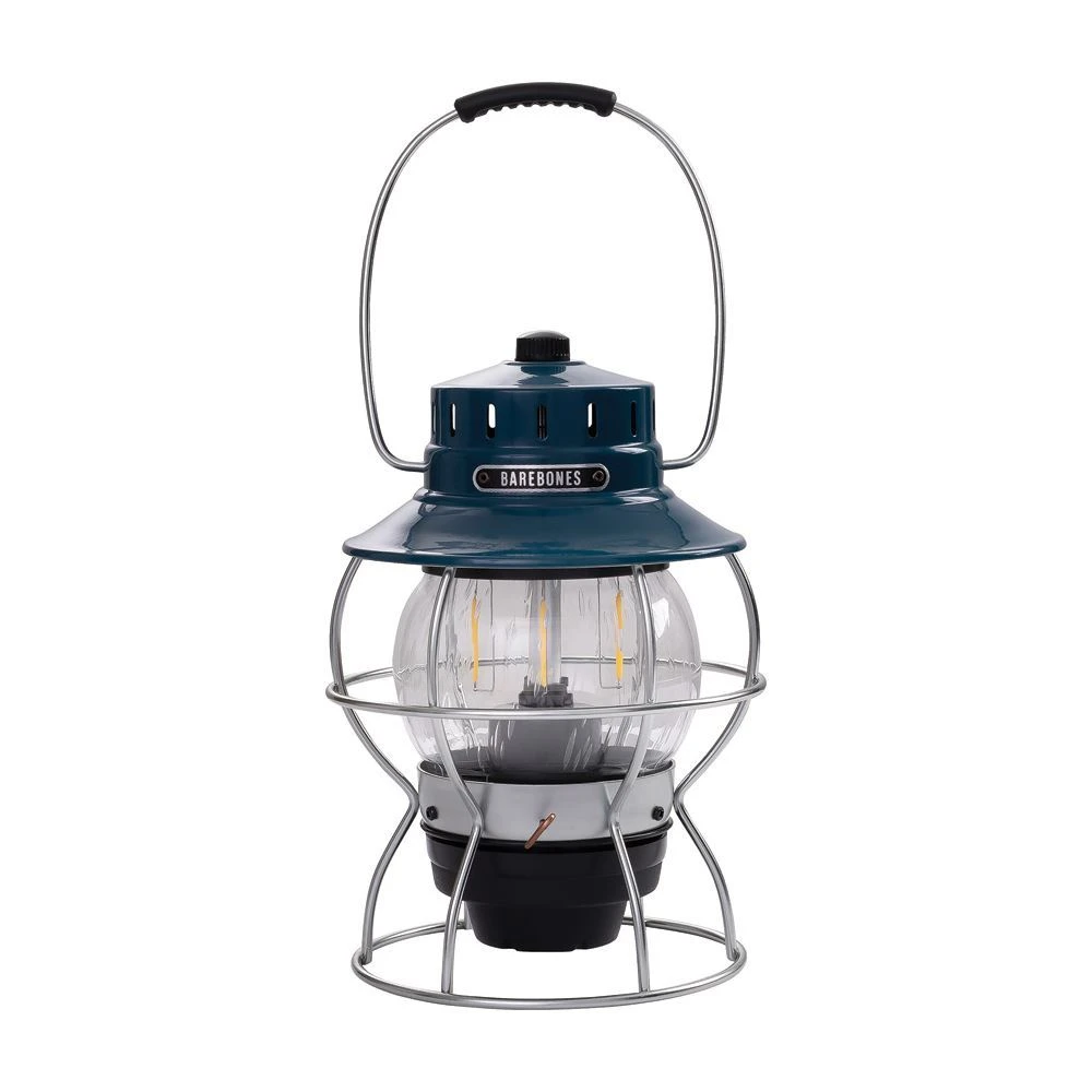 Barebones Living 181 Railroad Lantern Ocean Blue 3 Barebones Living 181 Railroad Lantern Ocean Blue
