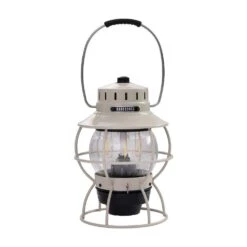 Barebones Living 180 Railroad Lantern Vintage White