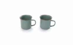Barebones Cup Set Of 2 Stone Grey