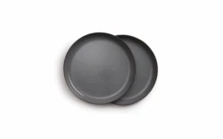 Barebones Plate Small Set Of 2 Stone Grey -Barebones 751910 5018789