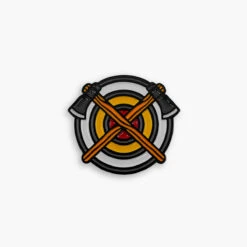Barebones Enamel Pins -Barebones ACS 805 EnamelPin TargetHatchets PDP 01