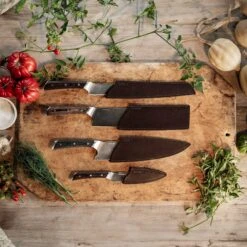 Barebones Culinary Knife 4-Piece Set -Barebones BND 1325 CulinaryKnifeSet PDP 01