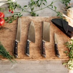 Barebones Culinary Knife 4-Piece Set -Barebones BND 1325 CulinaryKnifeSet PDP 02