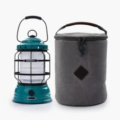 Barebones Forest Lantern Kit -Barebones BND 1395 ForestLanternZipperedStorageBag Teal PDP 01