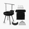 Barebones 30" Cowboy Grill Premier Bundle