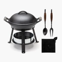 Barebones All-In-One Cast Iron Grill Bundle