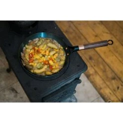 Blue Carbon Steel Skillet - 9in -Barebones Barebones20Systems20LLC CKWxx419xx22xxLSxx9f41db