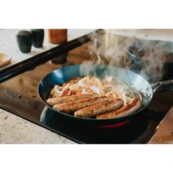 Blue Carbon Steel Skillet - 12in -Barebones Barebones20Systems20LLC CKWxx420xx21xxLSxx21be1d