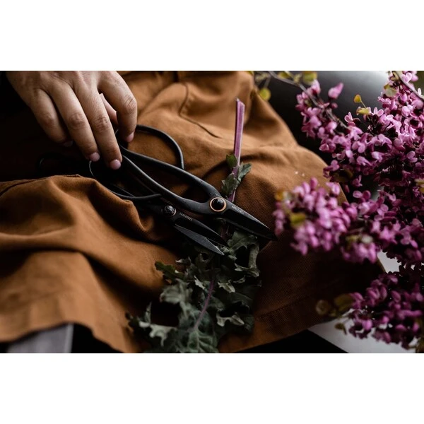 Barebones Artisan Plant Shears - Antique Finish, Ambidextrous Grip, Old-World Japanese Design 7 Barebones Artisan Plant Shears - Antique Finish, Ambidextrous Grip, Old-World Japanese Design - Image 6