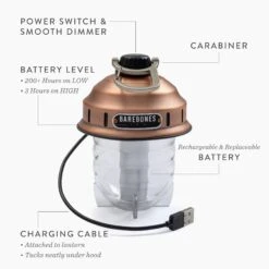 Barebones Beacon Hanging Light -Barebones Beacon Copper PDP Label