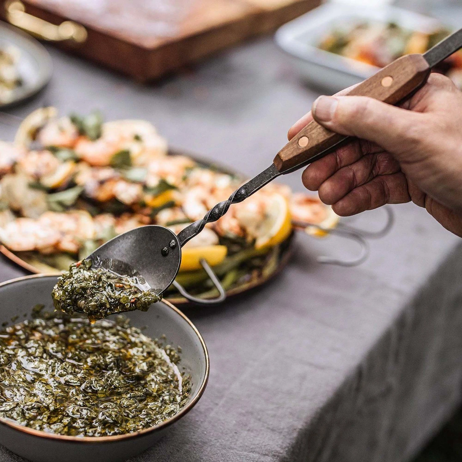 Barebones Cowboy Grill Chef Spoon 5 Barebones Cowboy Grill Chef Spoon - Image 3