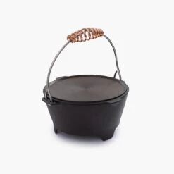 Barebones Polished Cast Iron Dutch Oven - 4qt -Barebones CKW 327 PolishedCastIronDutchOven 4qt PDP 21