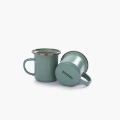 Barebones Enamelware Dining Collection - Mint -Barebones CKW 429 EnamelEspressoCupSet Mint PDP 01