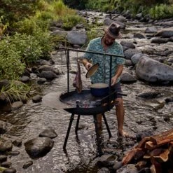 Barebones Cowboy Fire Pit Grill - 30" -Barebones CKW 450 CowboyFirePitGrill 30 PDP 10