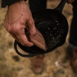 Barebones Cast Iron Wood Scraper - Walnut -Barebones CWK 499 CastIronWoodScraper Walnut PDP 03