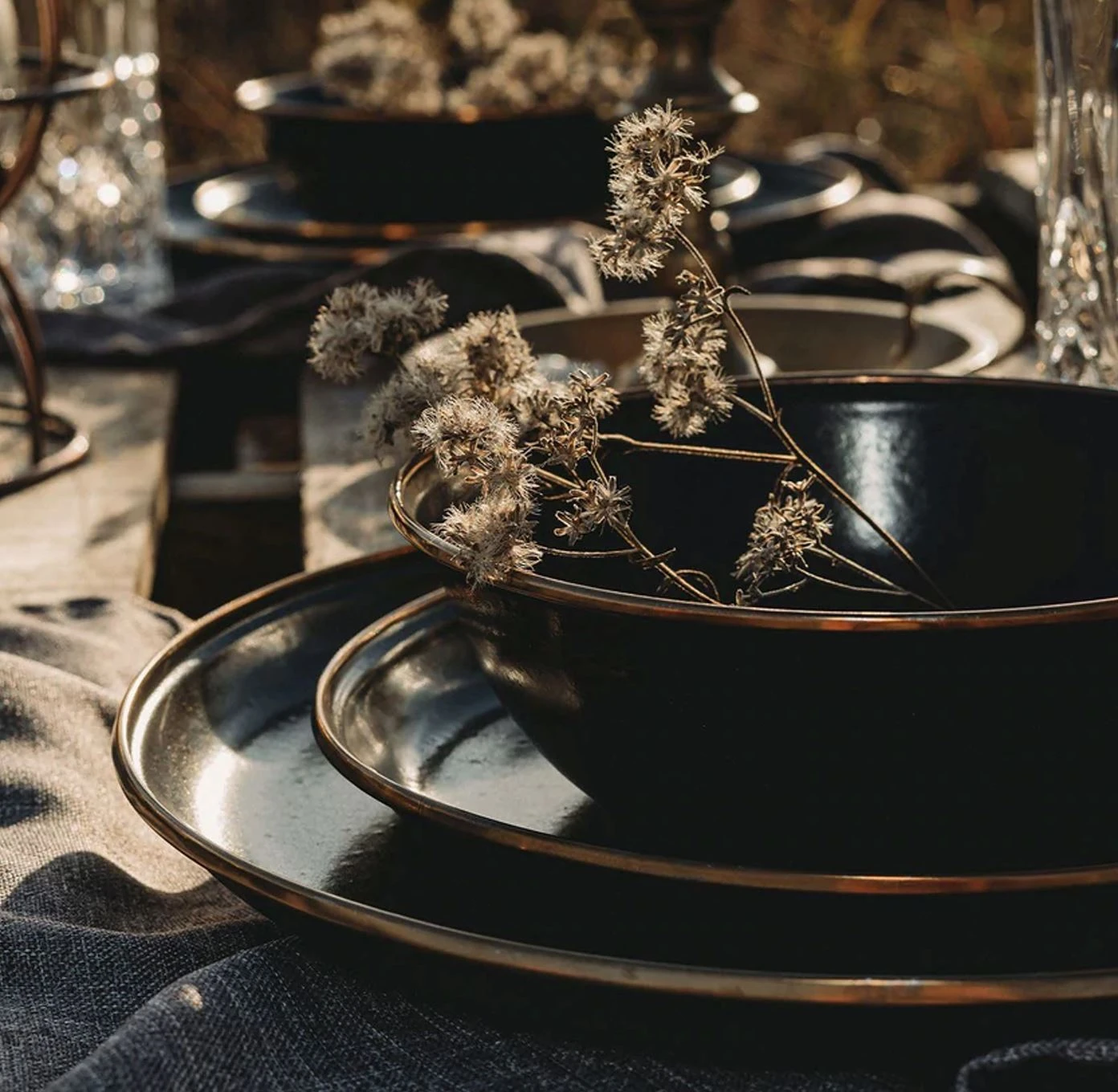 Barebones Enamelware Dining Collection - Charcoal 14 Barebones Enamelware Dining Collection - Charcoal - Image 12