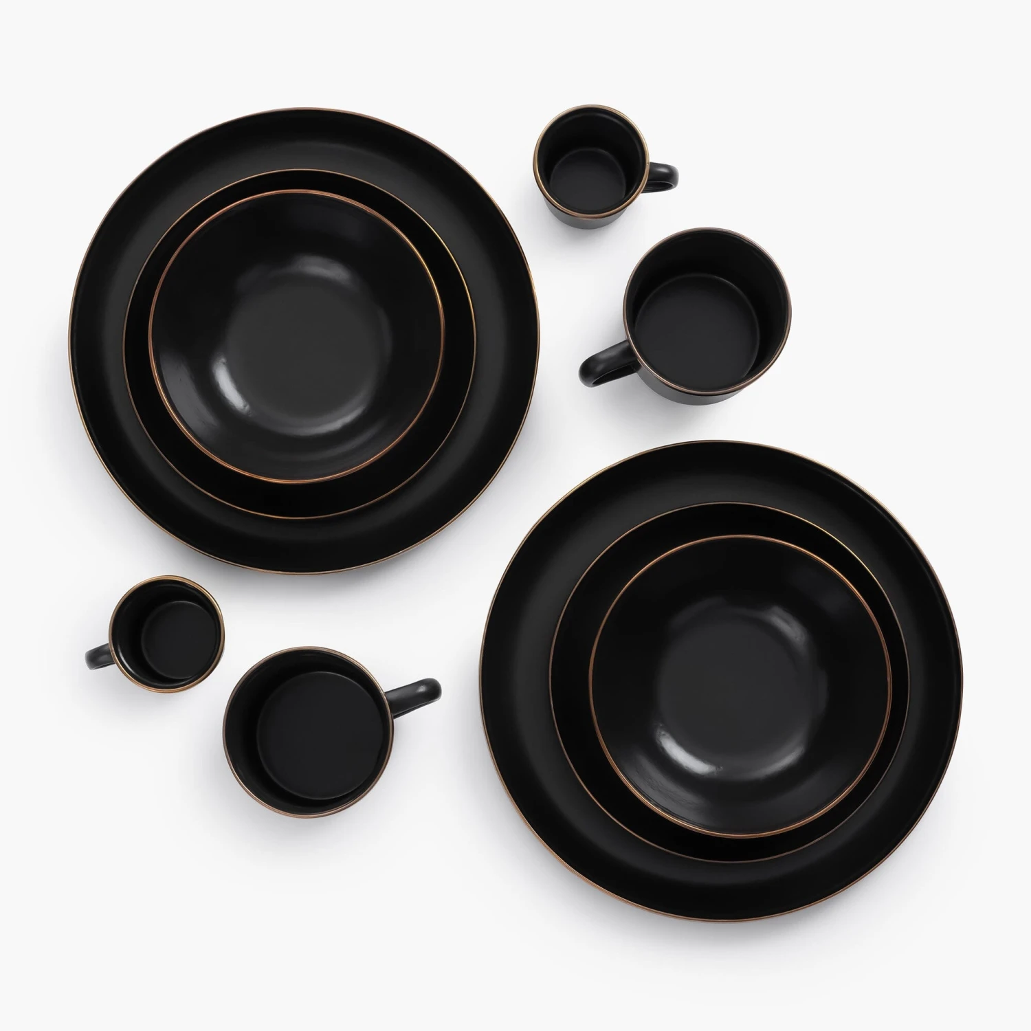 Barebones Enamelware Dining Collection - Charcoal 4 Barebones Enamelware Dining Collection - Charcoal - Image 2