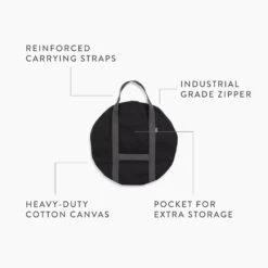 Barebones Fire Pit Grill Grate Carry Bag -Barebones FirePitGrillGrateCarryBagPDP