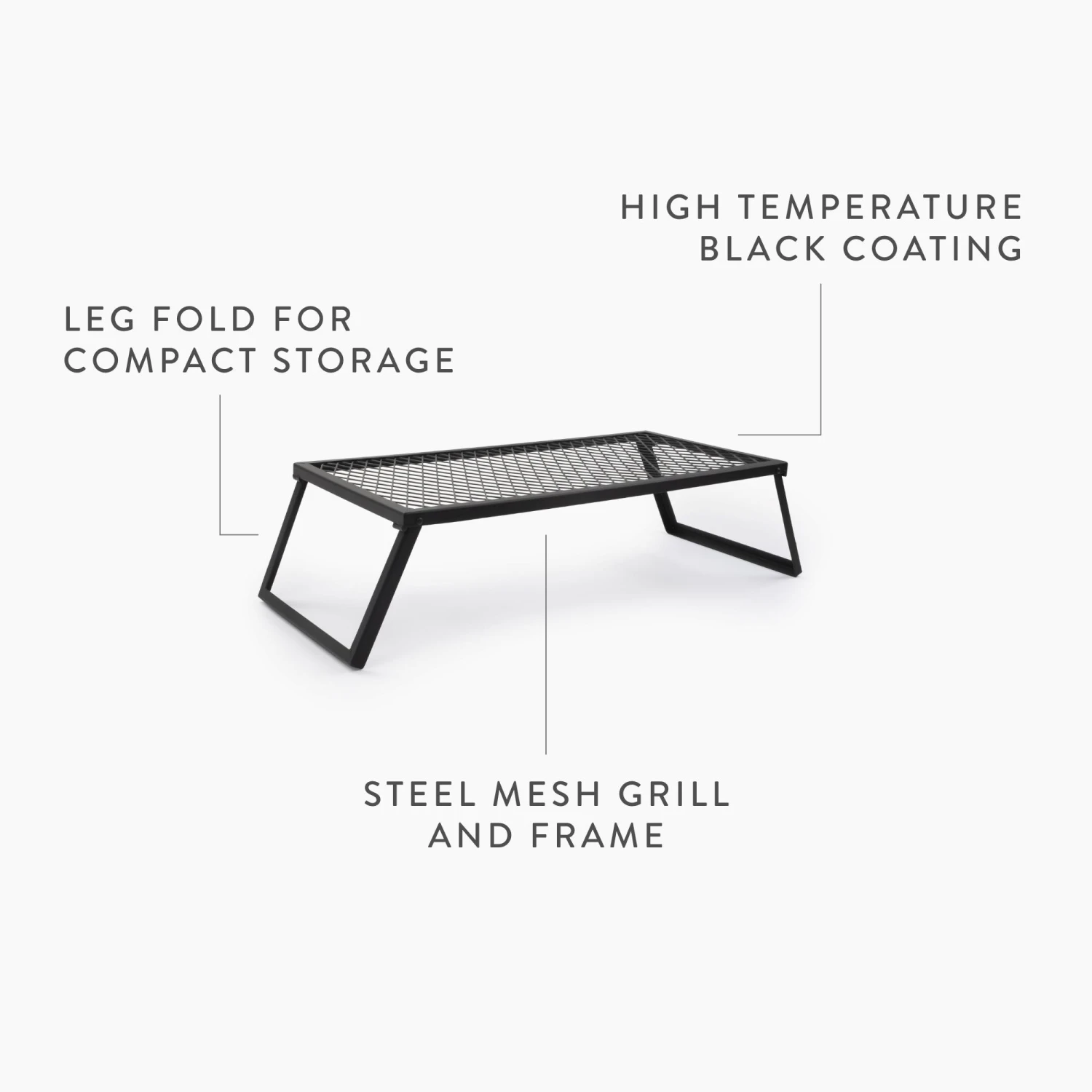 Barebones Heavy Duty Grill Grate - Rectangular 8 Barebones Heavy Duty Grill Grate - Rectangular - Image 6