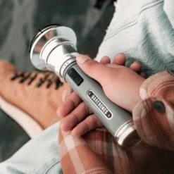 Barebones Slate Gray Lights -Barebones LIV 291 VintageFlashlight SlateGray PDP 06