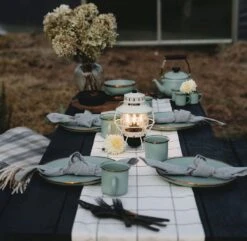 Barebones Enamelware Dining Collection - Mint -Barebones Mint12