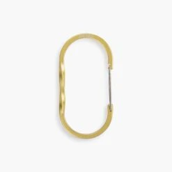 Barebones Wiregate Carabiners - 3 Sizes -Barebones STC 627 WiregateCarabiner Large Gold PDP 01