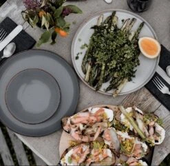 Barebones Enamelware Dining Collection - Slate Gray -Barebones Sa12