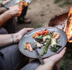 Barebones Enamelware Dining Collection - Slate Gray -Barebones Sa14