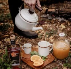 Barebones Enamel Teapot -Barebones Tp09