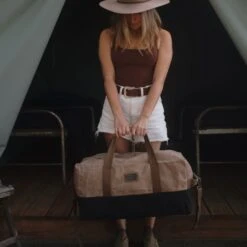 Barebones Neelum Duffel Bag -Barebones Will and Bear Camp Wandawega 4291 edit