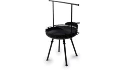 Barebones Cowboy Fire Pit Grill W/ Adjustable Legs