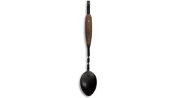 Barebones Cowboy Grill Chef Spoon -Barebones opplanet barebones cowboy grill chef spoon stainless steel natural walnut ckw 466 av 2
