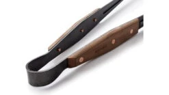 Barebones Cowboy Grill Tongs -Barebones opplanet barebones cowboy grill tongs stainless steel natural walnut 16 l x 4 5 w x 1 5 h inches ckw 462 av 4